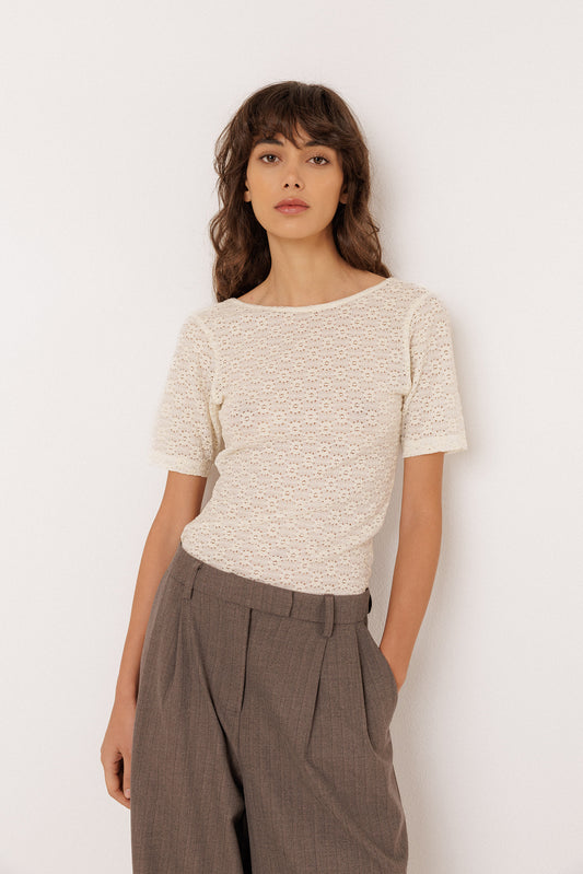 CAMISETA SLIM JACQUARD CIRCULAR 3