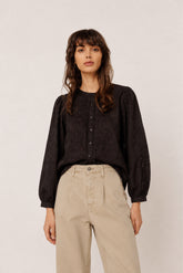 CAMISA BOXY BORDADOS