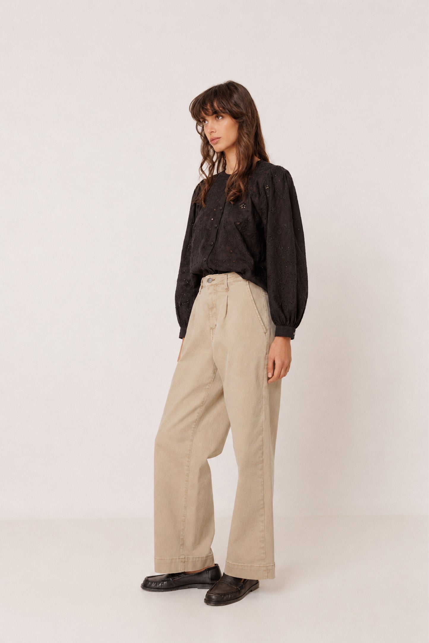 CHEMISE BOXY BRODERIES
