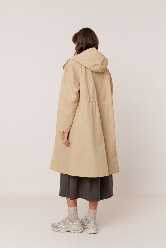 CASUAL TRENCH COAT IN TECHNICAL FABRIC 3