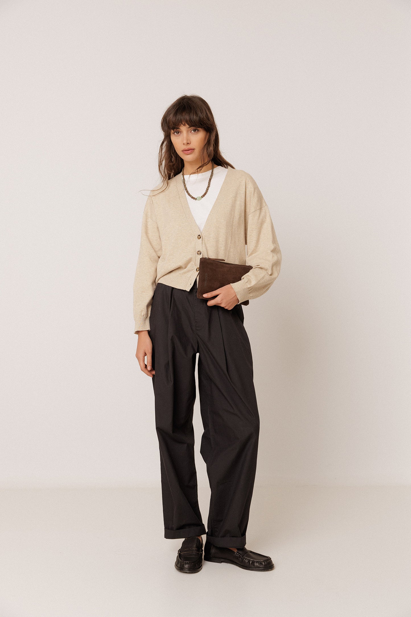 CHAQUETA BÁSICA CON CASHMERE