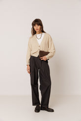 CHAQUETA BÁSICA CON CASHMERE