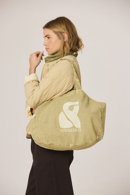 RECYCLED-COTTON MONOGRAMMED BAG 2