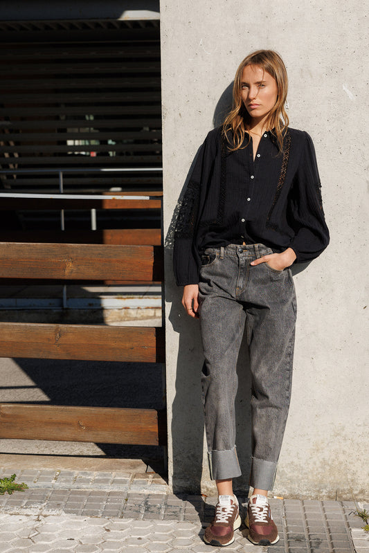 PANTALÓN DENIM VUELTO 1