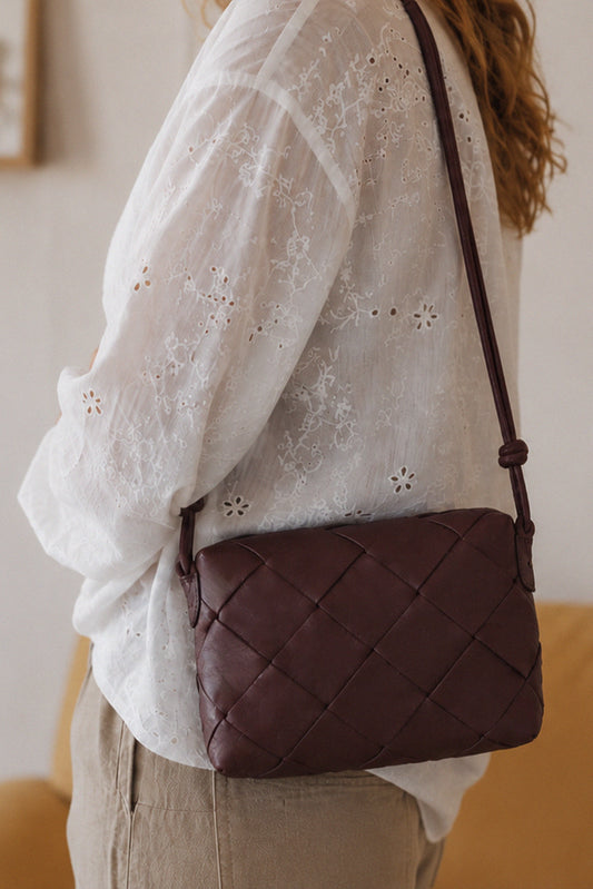 [CL] CROSSBODY BOX LEATHER BAG 1