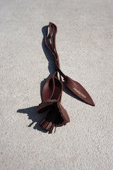 CAMELLIA LEATHER CHARM