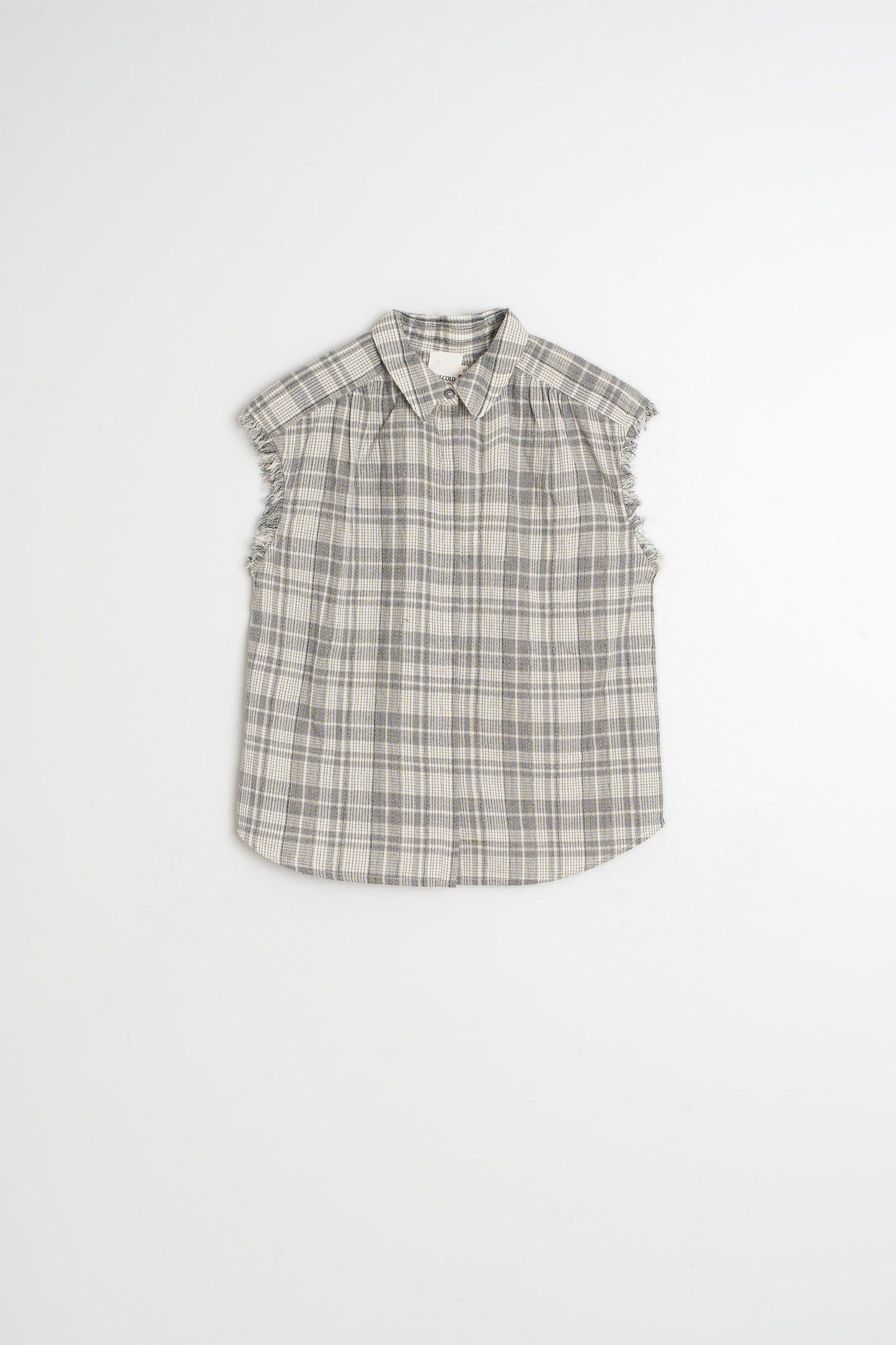 FRAYED COTTON SHIRT