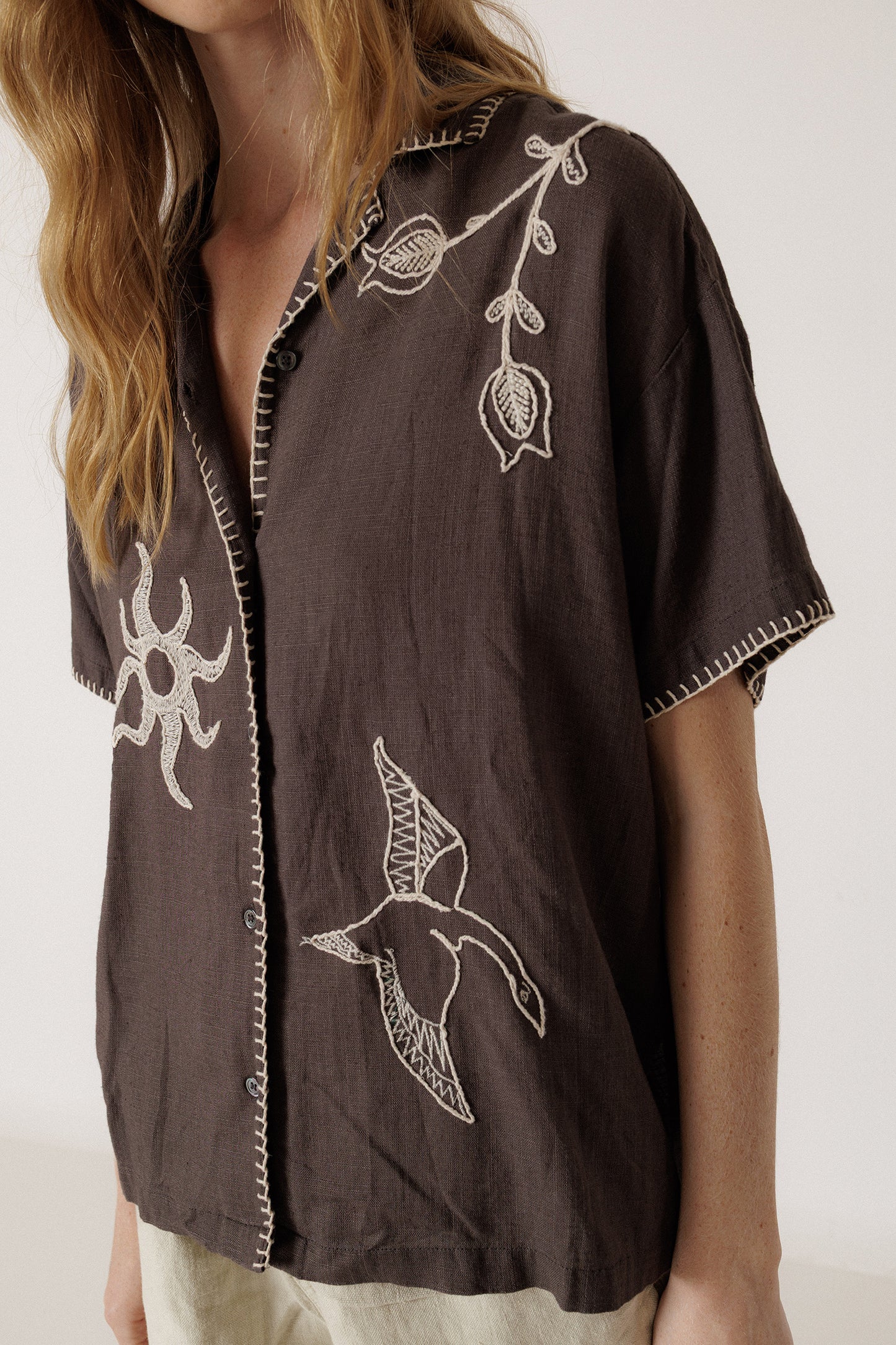 HANDMADE-EMBROIDERY SHIRT