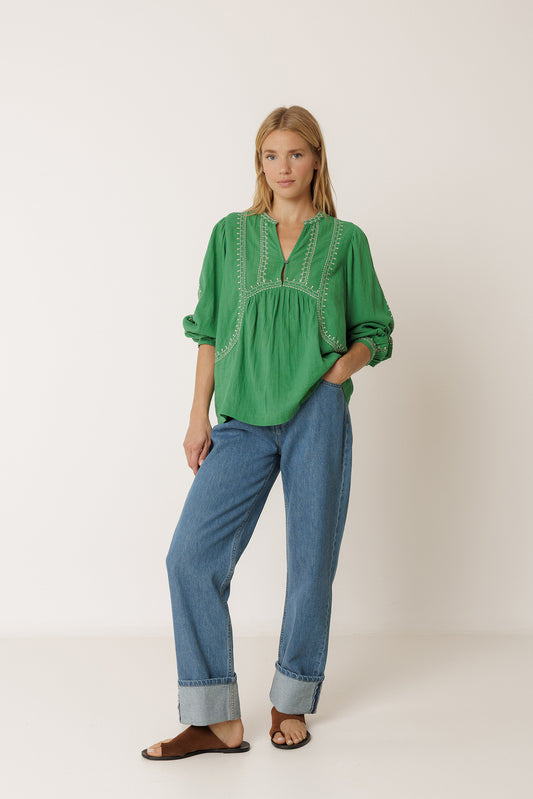 ETHNIC-EMBROIDERY BLOUSE 2