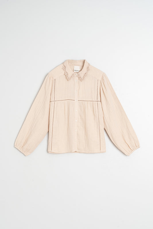 CHEMISE COL CROCHET 4