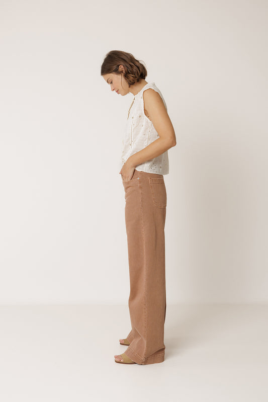 CROSSED-WAISTBAND PANT 2