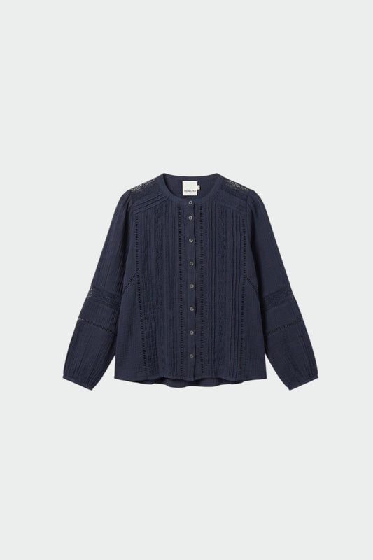 CHEMISE ROMANTIQUE EN DOUBLE GAZE 6