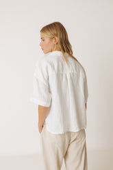 CAMISA CROP LINO