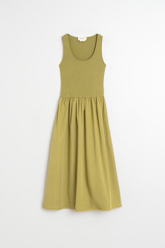 COMBINATION POPLIN DRESS 4