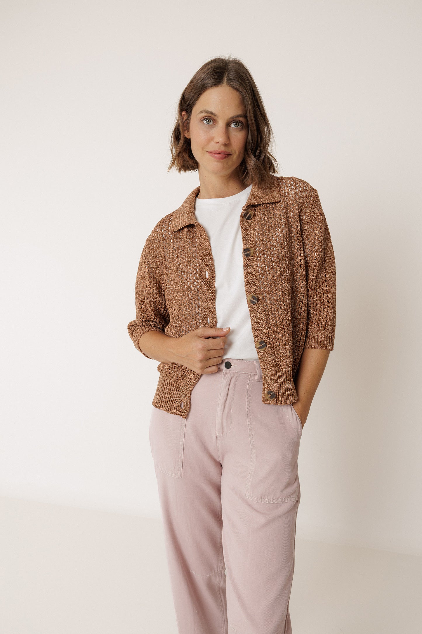 [CL] OPEN-KNIT JACKET