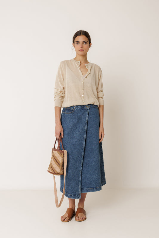 [CL] SHEER KNIT JACKET 1