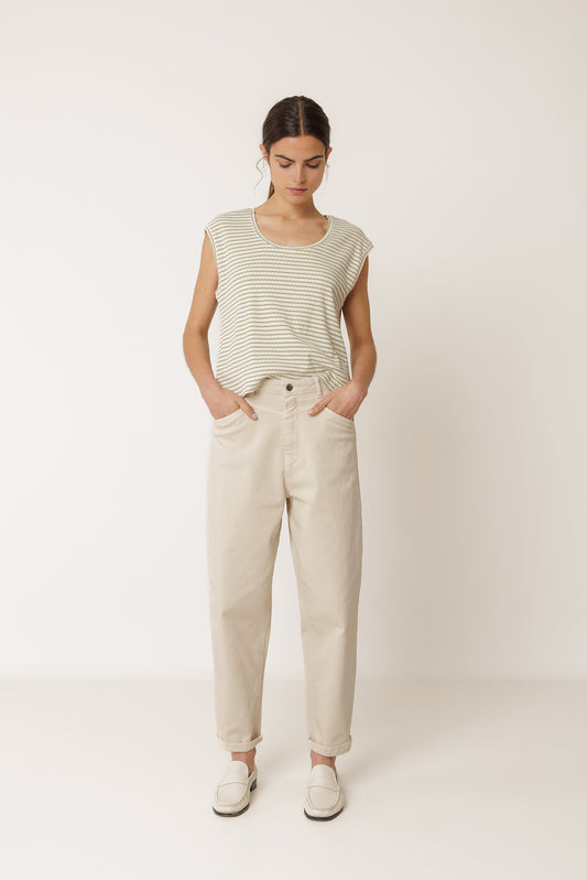 BOXY STRIPED TEE 1