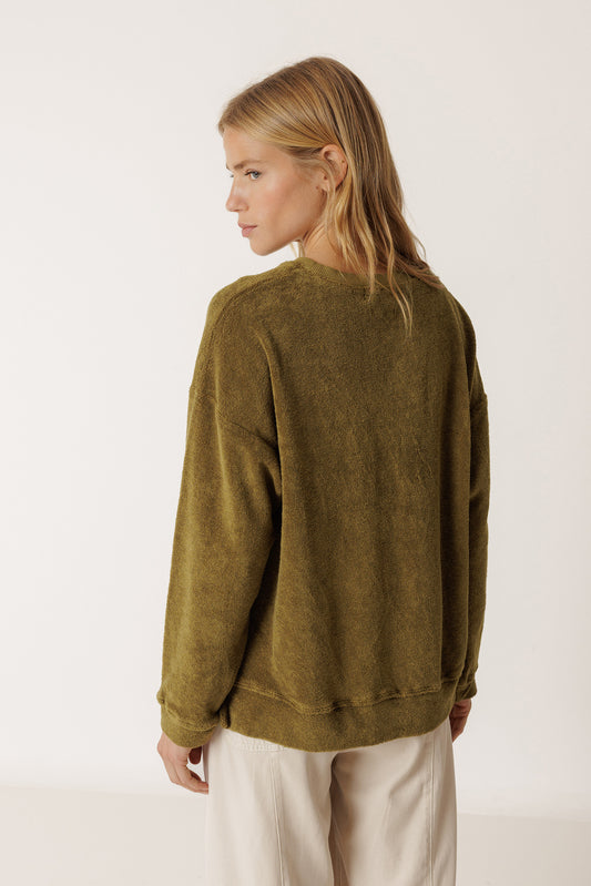 LARA TERRYCLOTH SWEATSHIRT 5