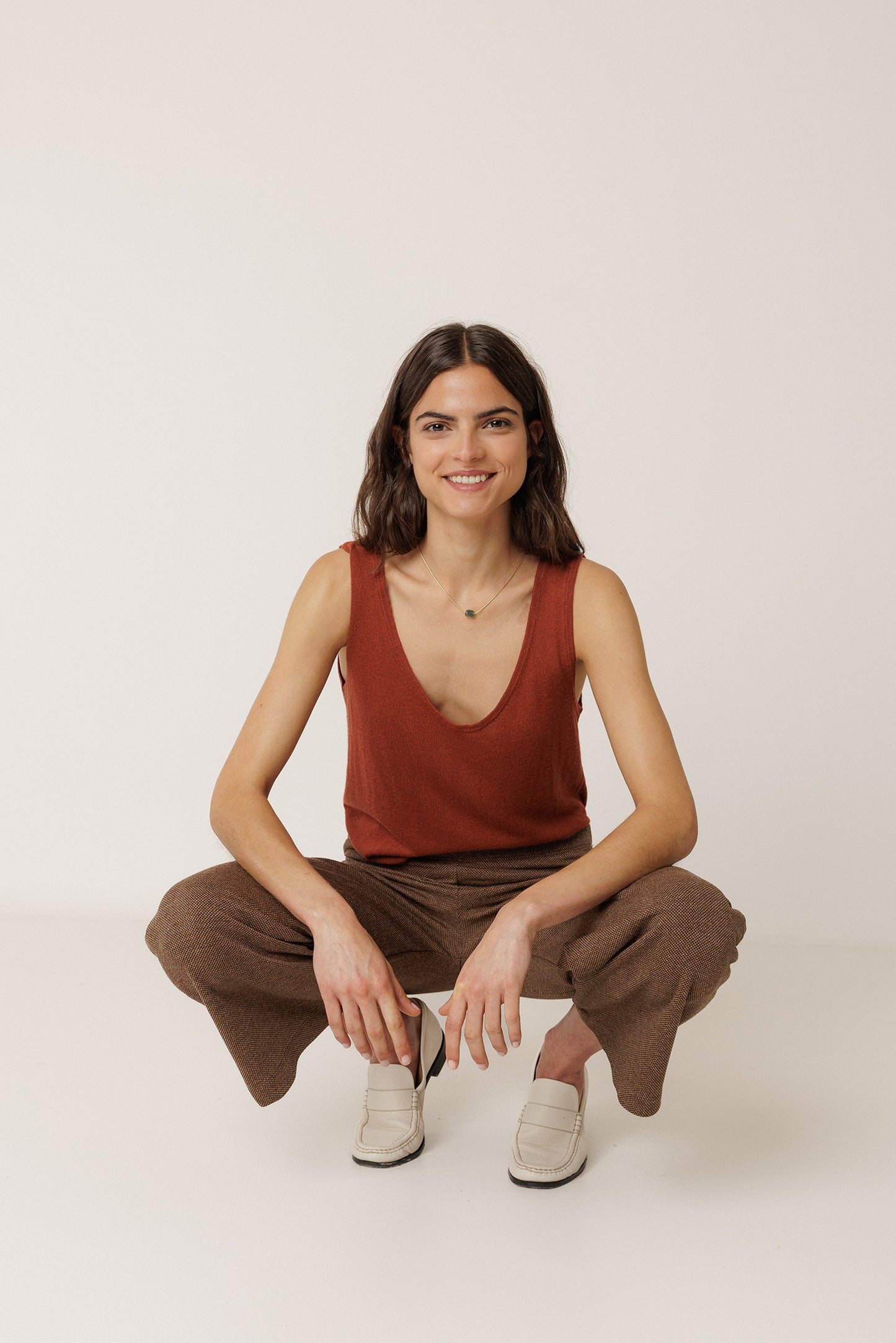 [CL] KNIT GARMENT-DYED TOP