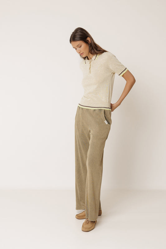 CONTRAST-STRIPE KNIT POLO 2