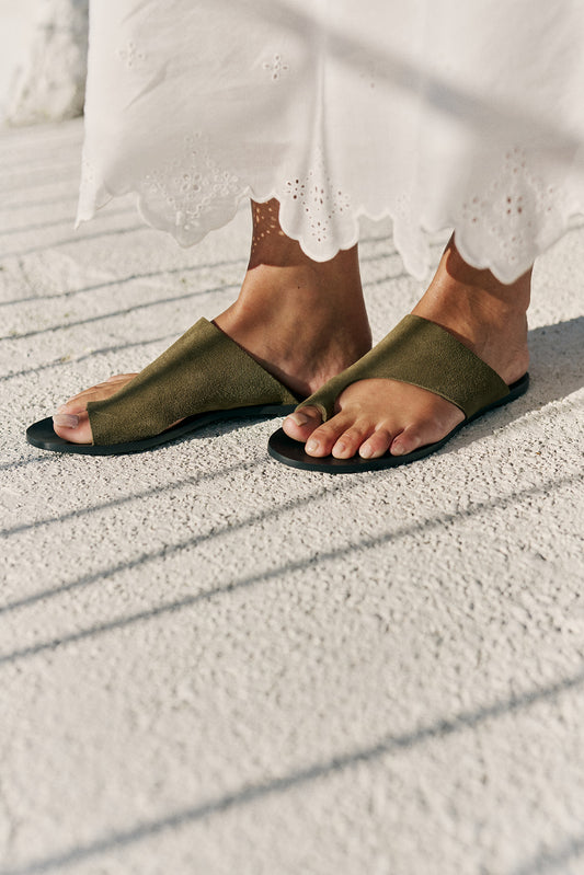 SUEDE LEATHER SANDALS 1