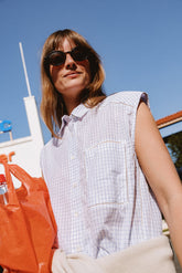 CHEMISE OVERSIZE EN POPELINE