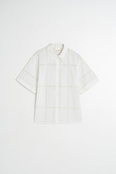 LACE POPLIN SHIRT