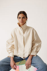 BOMBER ALGODÓN LINO