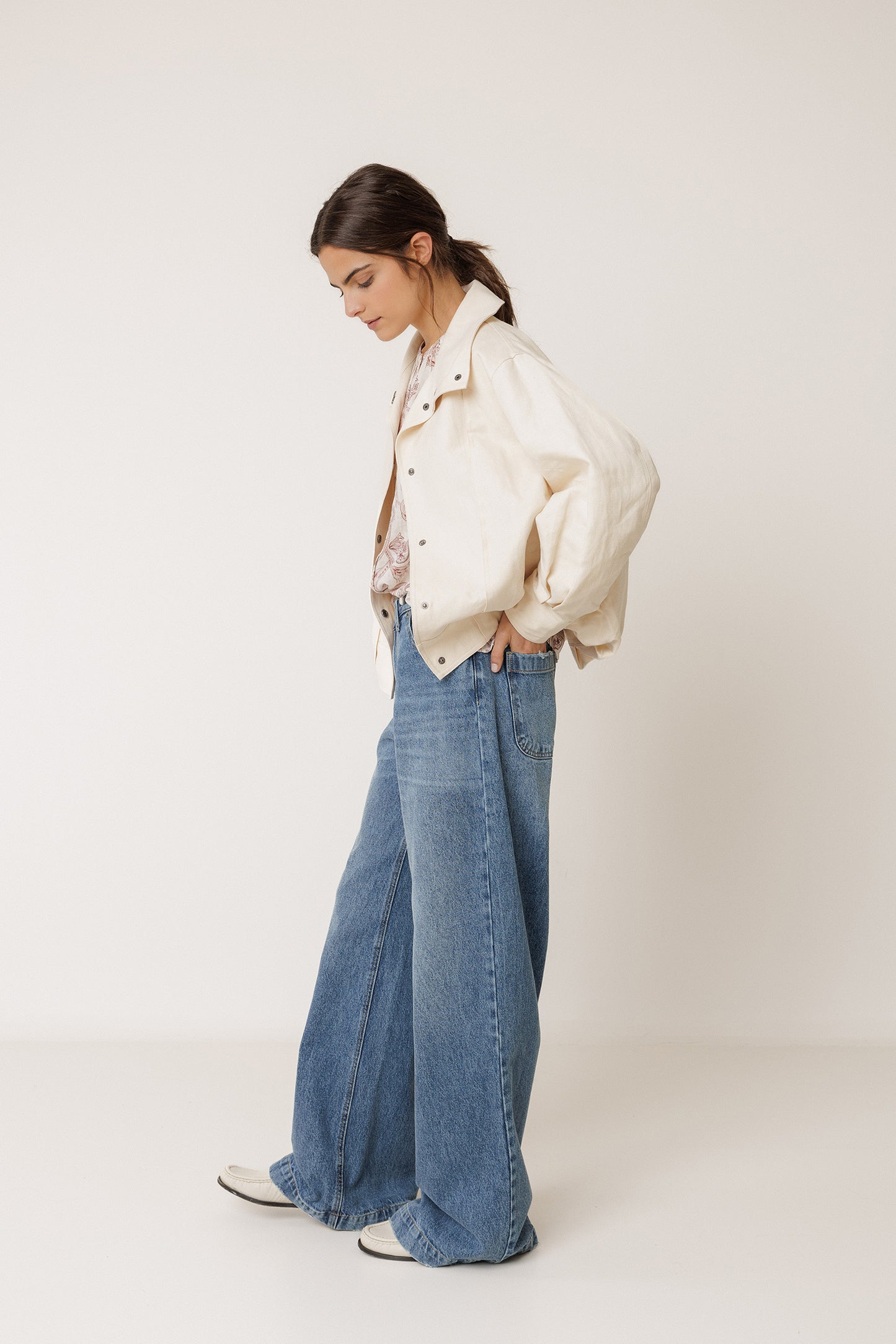 BOMBER EN COTON ET EN LIN