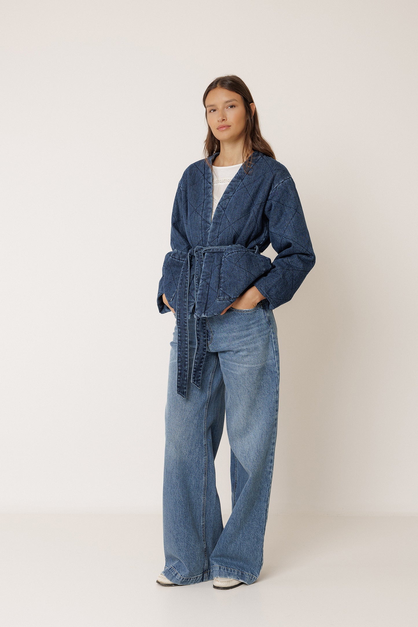 CHAQUETA KIMONO ACOLCHADO