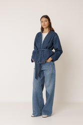 VESTE KIMONO MATELASSÉE
