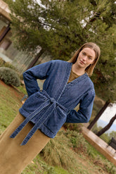 VESTE KIMONO MATELASSÉE