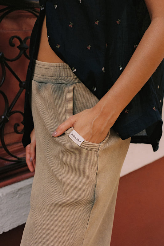 PANTALÓN AMPLIO RIB 2
