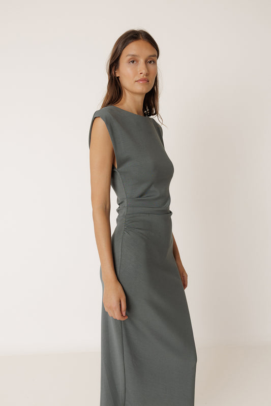 VESTIDO AJUSTADO PLIEGUES 4