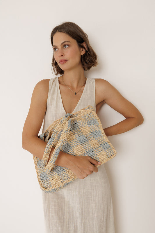 RAFFIA SHOPPER BAG 1