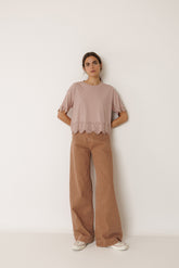 BOXY EMBROIDERED TEE